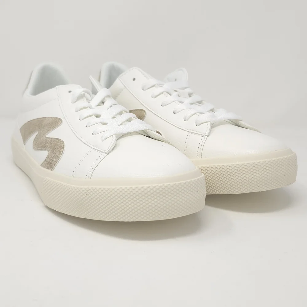 Blowfish Malibu Women's Vice Sneaker, White Ella/Gold Voyager - Picture 2 of 8